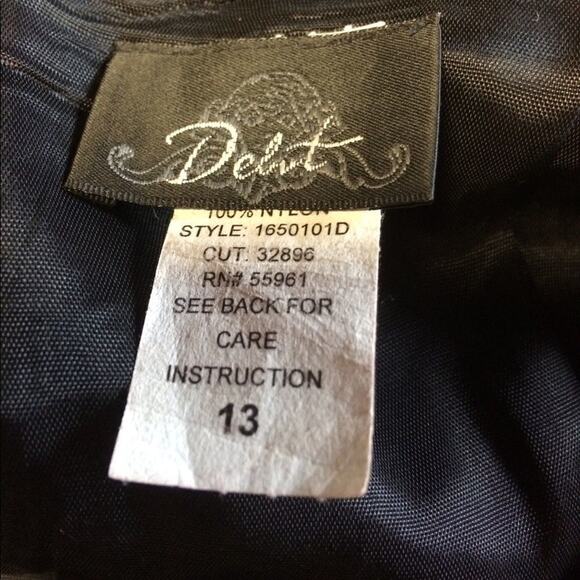 formal dress jr 13 black white - Picture 4 of 4